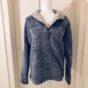 True Grit Light Blue Fleece Pullover